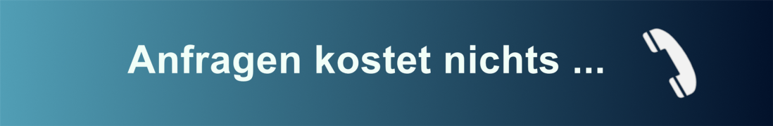 Banner - Anfragen kostet nichts
