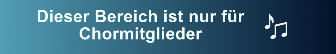 Banner - Login Chormitglieder