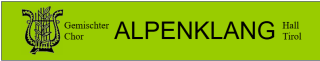 Logo Gemischter Chor Alpenklang Hall i. Tirol
